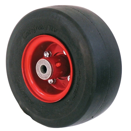 A & I Products CASTER-SMOOTH, 9X3.5X4, SOLID-RED 9" x9" x4" A-B1CO8581